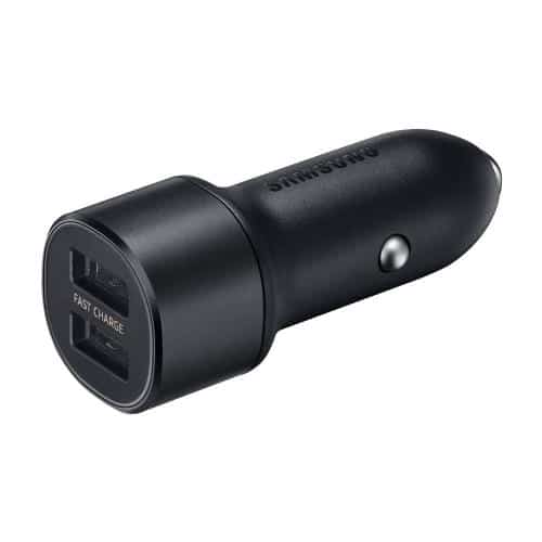Car Charger Fast Charging Samsung EP-L1100 with Dual USB Output 2.0A 15W Black (Bulk)