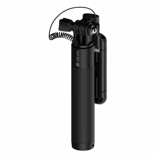 Ασύρματο Selfie Stick Devia EL052 Victor Series για Smartphones Πλάτους 55 έως 80mm 3.5mm Μαύρο