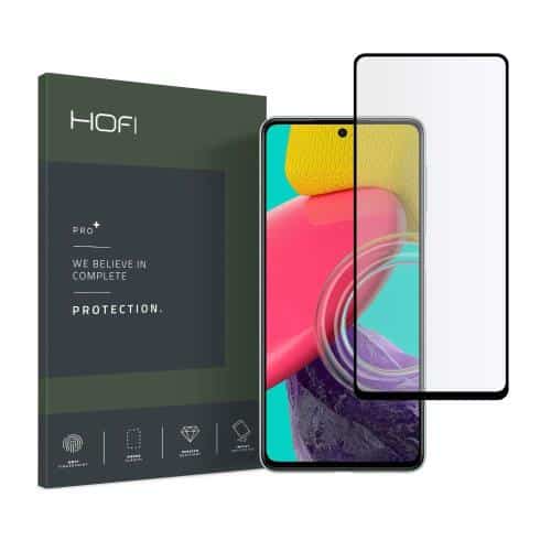 Tempered Glass Full Face Hofi Premium Pro+ Samsung M536B Galaxy M53 5G Μαύρο (1 τεμ.)