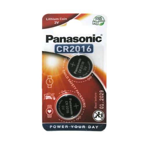Lithium Button Cells Panasonic CR2016 (2 pcs)