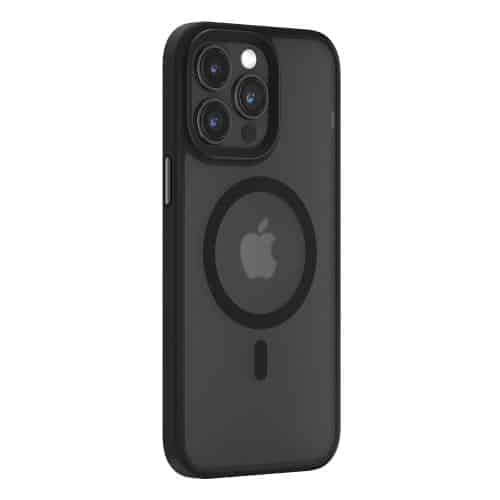 TPU & PC Shock Proof Case Devia Magnetic Apple iPhone 15 Pro Max Pino Black