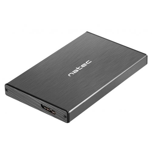 Θήκη Universal Natec Rhino Go USB 3.0 για SATA HDD/SSD 2.5" Μαύρο