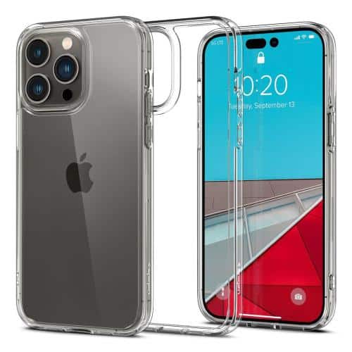 TPU & PC Back Cover Case Spigen Ultra Hybrid Apple iPhone 14 Pro Crystal Clear