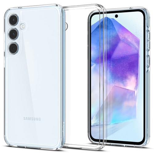 Θήκη TPU & PC Spigen Ultra Hybrid Samsung A556B Galaxy A55 5G Διάφανο