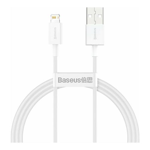 Καλώδιο Σύνδεσης USB 2.0 Baseus Superior Series USB A σε Lightning 2.4A 1.5m Λευκό