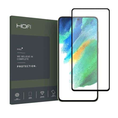 Tempered Glass Full Face Hofi Premium Pro+ Samsung G990B Galaxy S21 FE 5G Black (1 pc)