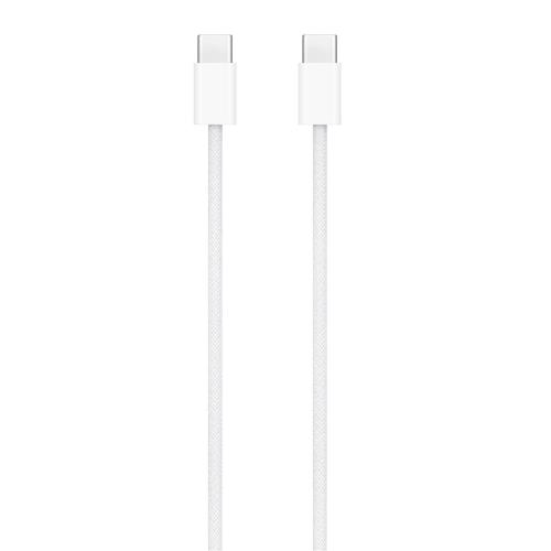 Kαλώδιο Apple Braided MW493 USB C σε USB C 60W 1m Λευκό (Ασυσκευαστό)