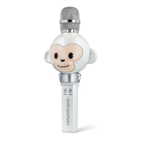 Ασύρματο Μικρόφωνο Bluetooth Maxlife MX-100 Animal με Ηχείο (Karaoke) Λευκό