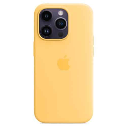 Θήκη Silicon με MagSafe Apple MPTM3 iPhone 14 Pro Κίτρινο