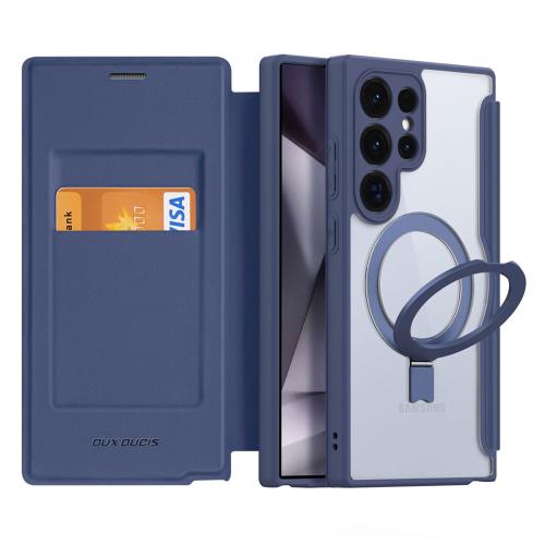 Θήκη Flip Dux Ducis Skin X Pro Wallet με Μαγνητικό Stand Samsung S928B Galaxy S24 Ultra 5G Μπλε