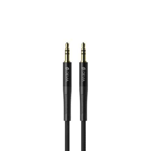 Audio Aux Cable Devia EC618 3.5mm/3.5mm 1m iPure Black