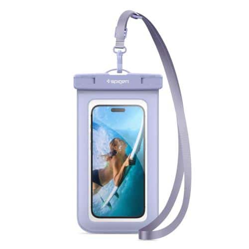 Universal Waterproof Θήκη Spigen A601 για Smartphones έως 6.9'' Λιλά (1 τεμ.)