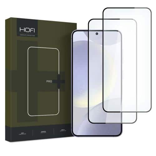 Tempered Glass Full Face Hofi Premium Pro+ Samsung Galaxy S24 Plus 5G Black (2 pcs)