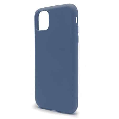 Θήκη Liquid Silicon inos Apple iPhone 11 L-Cover Μπλε Ραφ