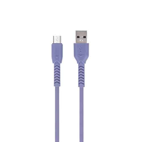 USB 2.0 Cable Maxlife MXUC-04 USB A to Micro USB 1m Purple
