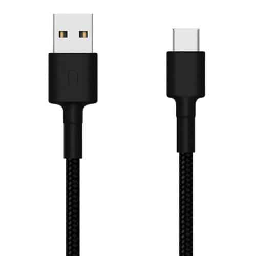 Καλώδιο USB 2.0 Xiaomi Mi SJX10ZM Braided USB Α σε USB C 1m Μαύρο