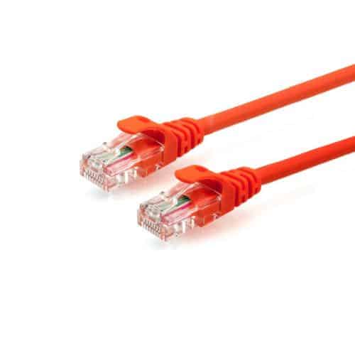 Καλώδιο Δικτύου UTP Cable CAT5e 0.5m Κόκκινο (Ασυσκεύαστο)