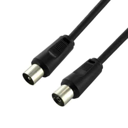 RF Cable M/F 1.5m Black (Bulk)