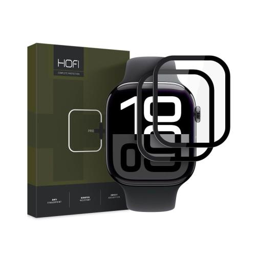 Hybrid Nano Glass Hofi Pro+ Apple Watch 10 46mm Μαύρο (2 τεμ.)