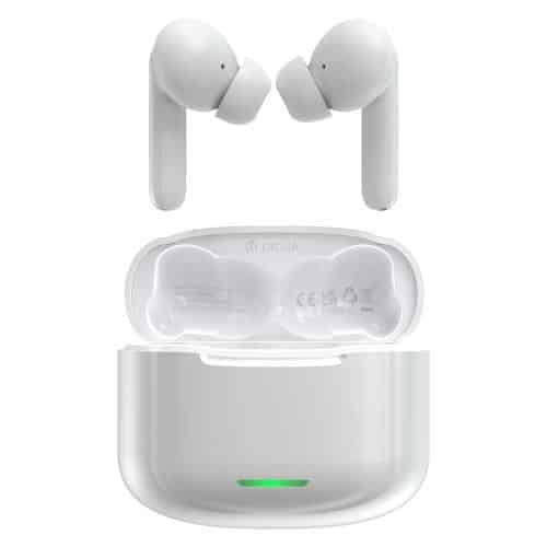 True Wireless Ακουστικά Bluetooth Devia EM411 ANC-E1 Star Λευκό