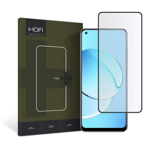 Tempered Glass Full Face Hofi Premium Pro+ Realme 10 Black (1 pc)
