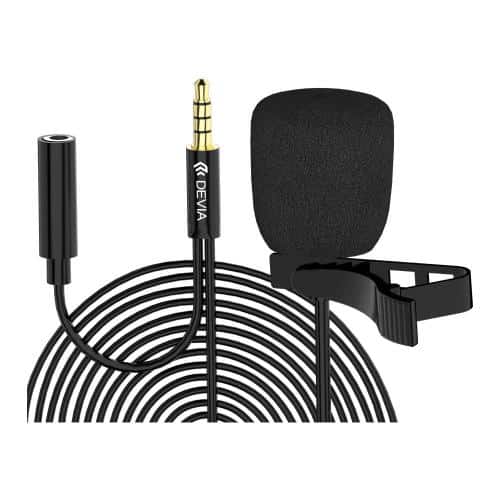 Wired Microphone Devia EM603 3.5mm 1.5m Smart Black