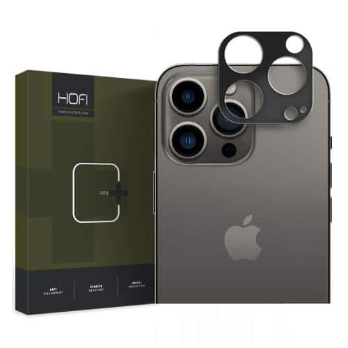 Μεταλλικό Προστατευτικό Κάλυμμα Κάμερας Hofi Alucam Premium Pro+ Apple iPhone 15 Pro/ 15 Pro Max Μαύρο