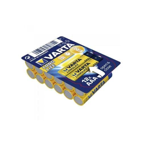Battery Alkaline Varta Longlife AAA LR03 (12 pcs)