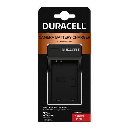 Φορτιστής Μπαταριών Κάμερας Duracell DRC5911 για Canon LP-E12