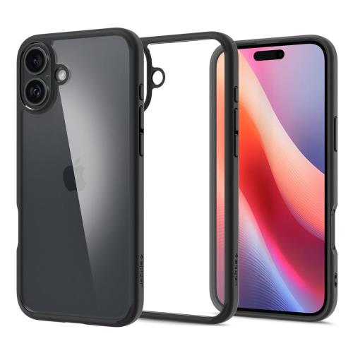 Θήκη TPU & PC Spigen Ultra Hybrid Apple iPhone 16 Μαύρο