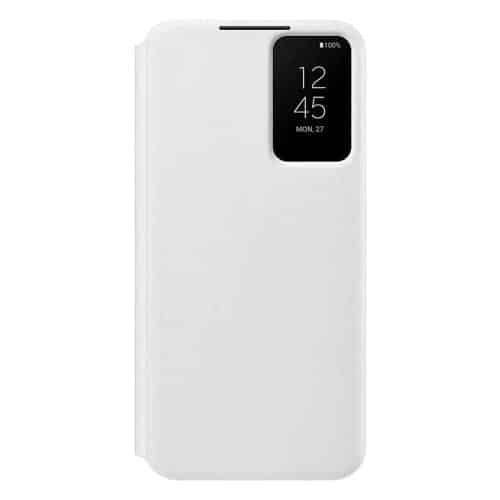 Flip Clear View Case Samsung EF-ZS906CWEG G906B Galaxy S22 Plus 5G White