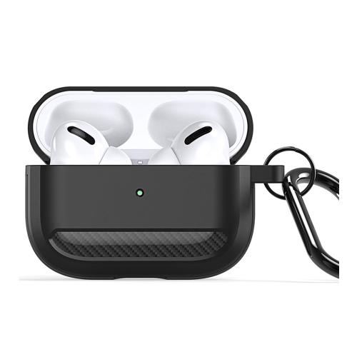 Θήκη TPU Dux Ducis PECB Apple AirPods Pro 2 με Γάντζο Μαύρο