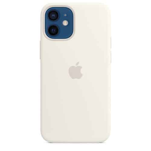Silicon Case with MagSafe Apple MHKV3 iPhone 12 mini White