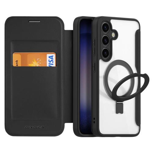 Θήκη Flip Dux Ducis Skin X Pro Wallet με Μαγνητικό Stand Samsung S921B Galaxy S24 5G Μαύρο
