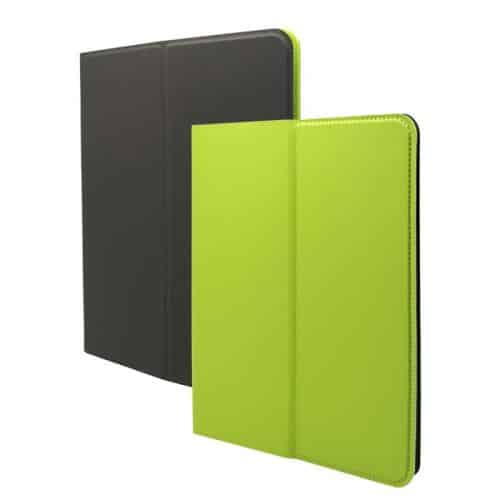 Universal inos Case for Tablets 7''-8'' Foldable Reversible Dark Grey-Lime Green